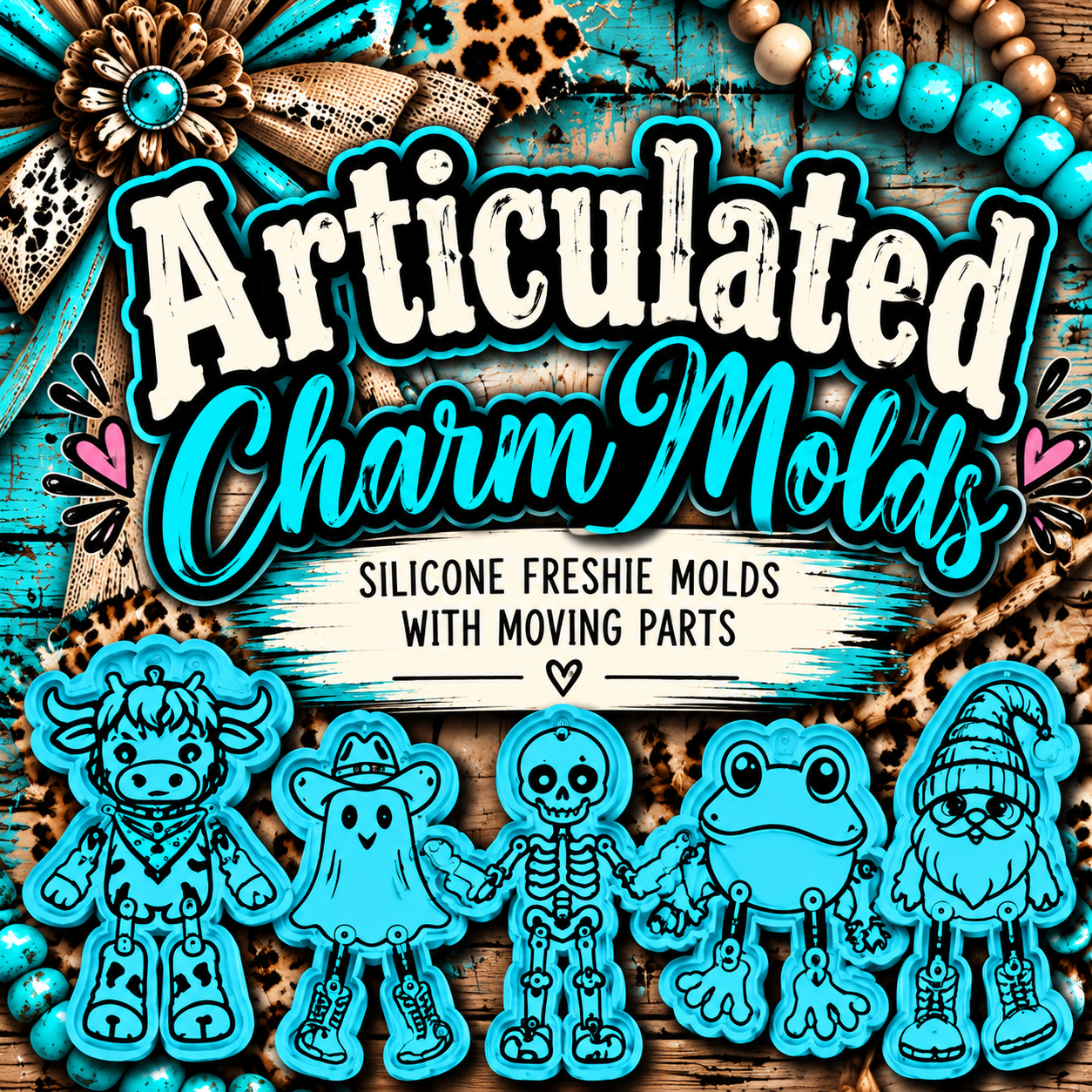 Articulated Charm Molds – Ruffled Feather Crafts
