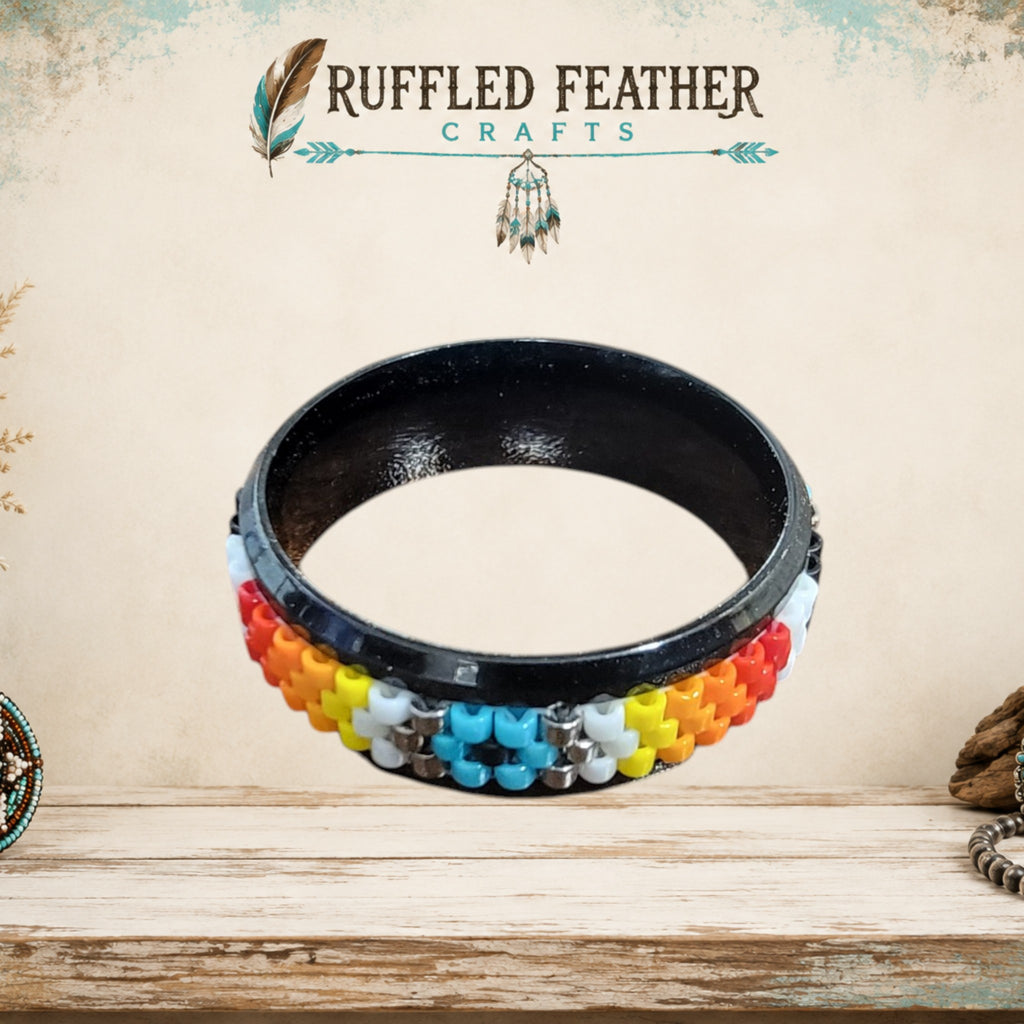 Hand-Beaded Statement Rings