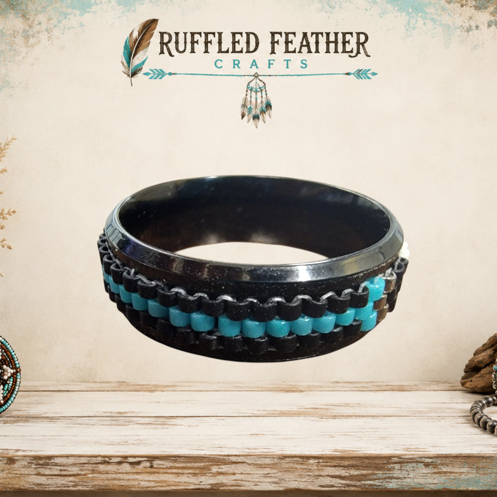 Hand-Beaded Statement Rings