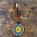 Choctaw Patch Medallion Necklace – Fire Colors