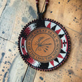 Black, Red & White Choctaw Patch Medallion