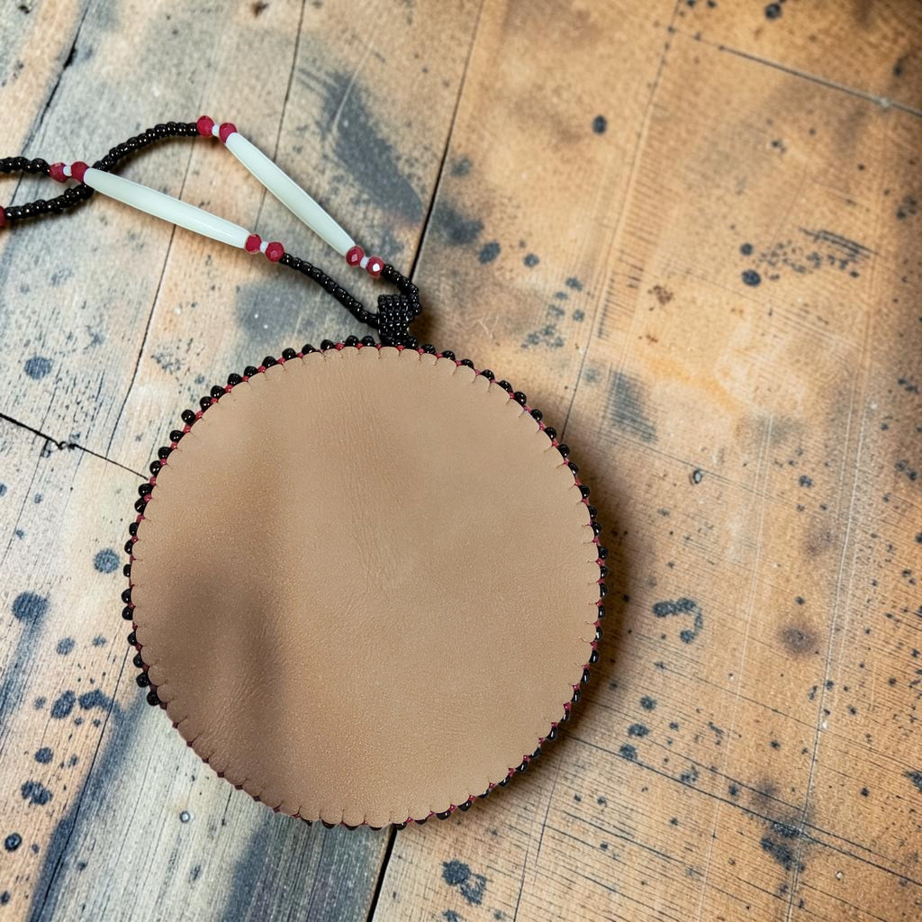 Black, Red & White Choctaw Patch Medallion