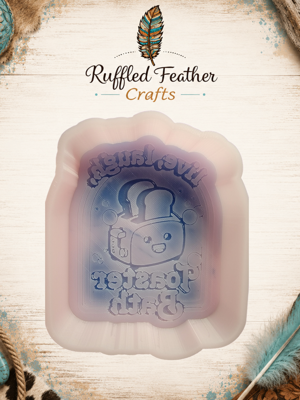 Live, Laugh, Toaster Bath Freshie Mold