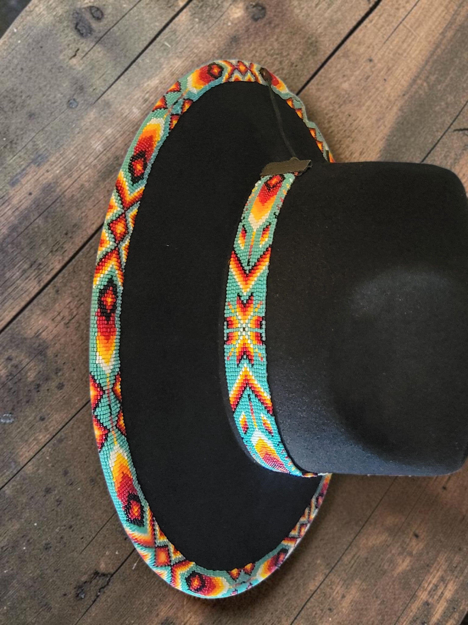 Hand-Beaded Morningstar Fedora
