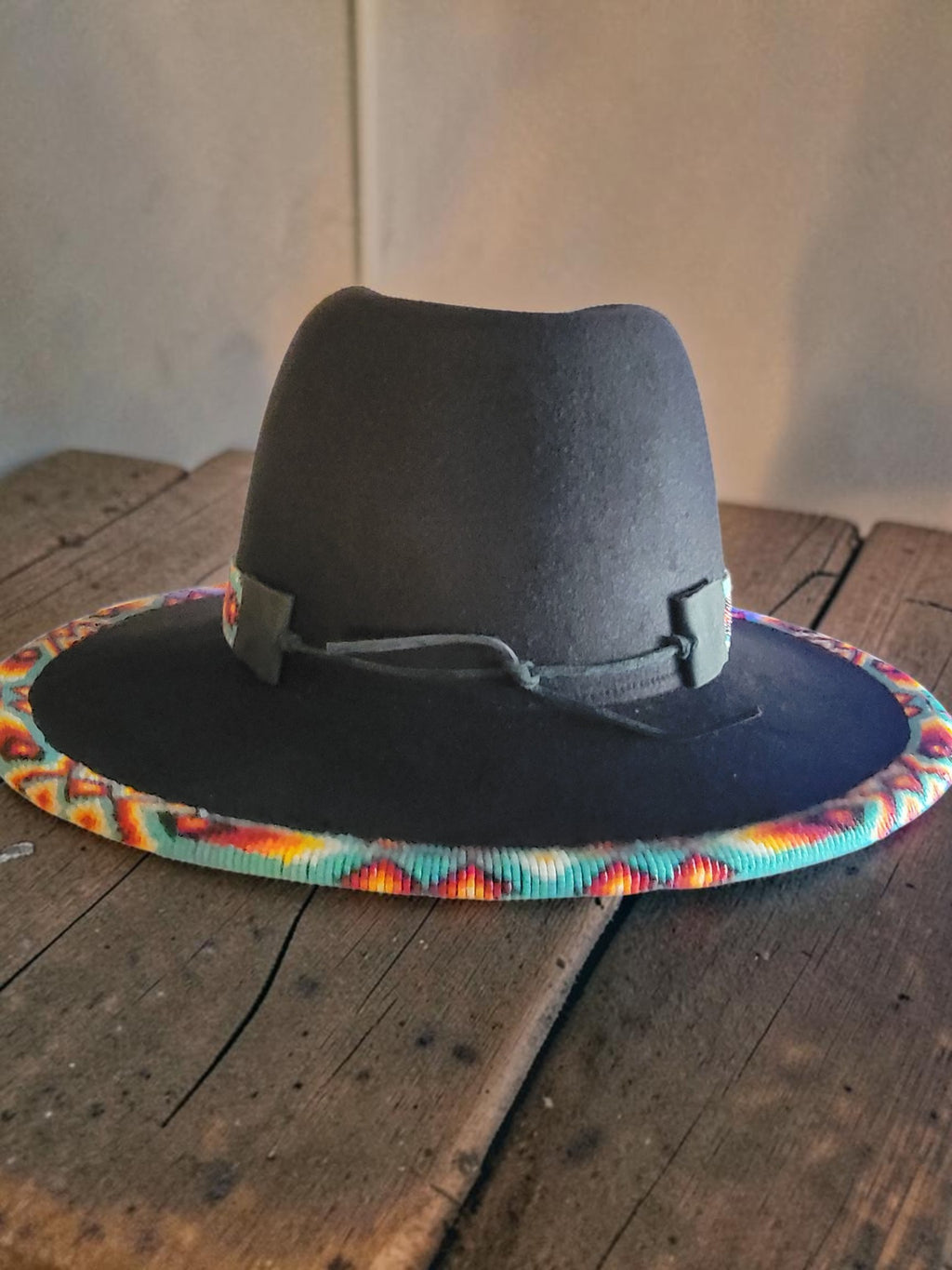 Hand-Beaded Morningstar Fedora