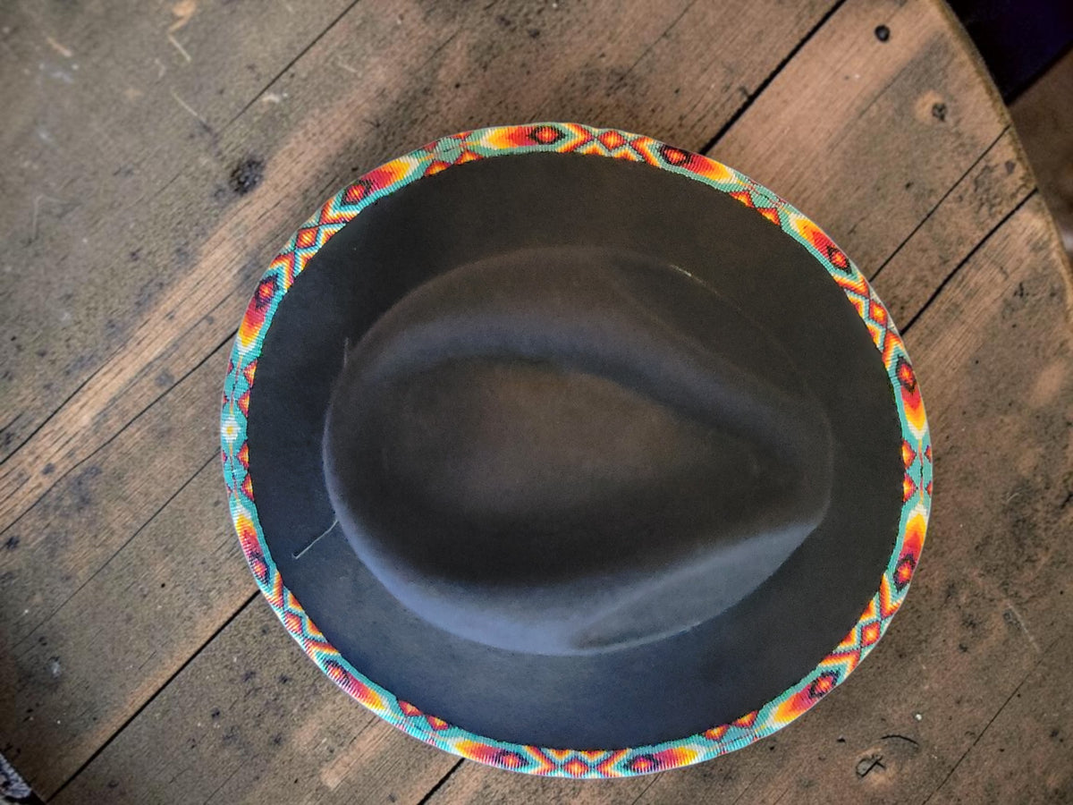 Hand-Beaded Morningstar Fedora