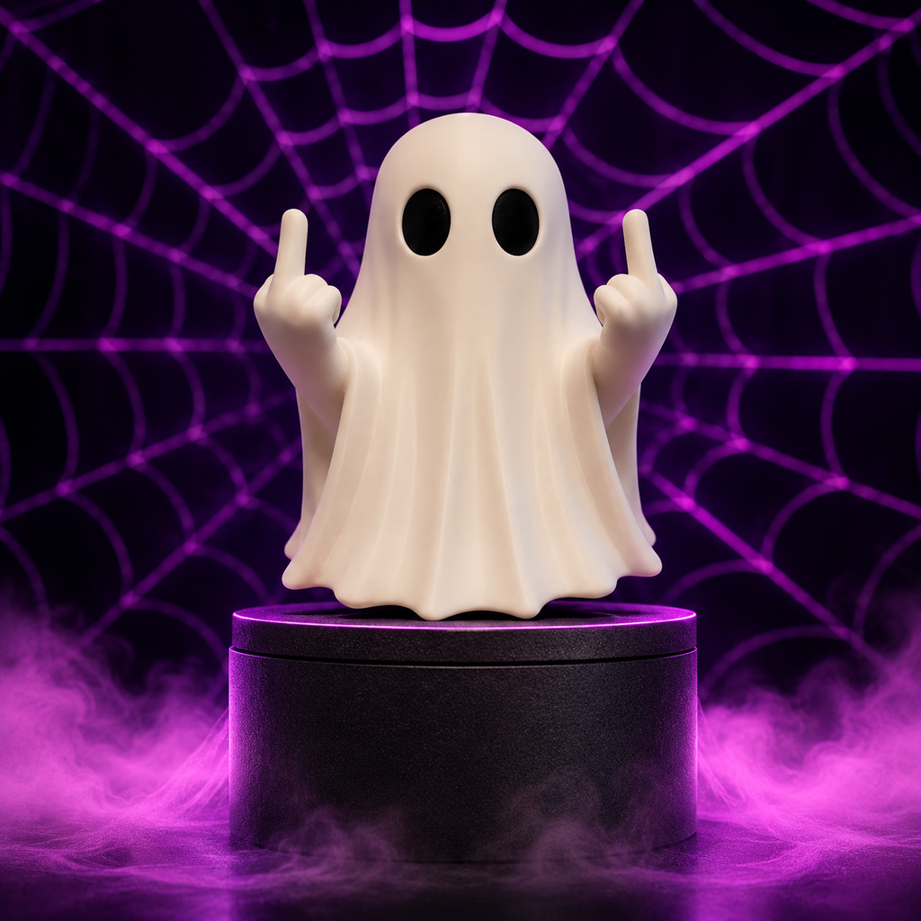 Sassy Ghost – 3D Printed Spooky Figurine