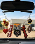 Tom Bean Tomcats School Spirit Freshie Charm Set | Mini Scented Car Freshies