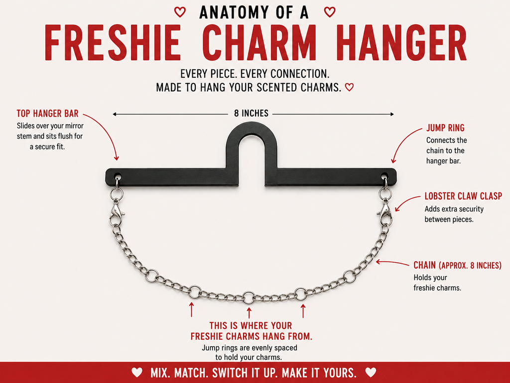 DIY Freshie Charm Hanger | Hanger Only or Complete Hardware Kit