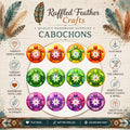 Morning Star Turtle Round Cabochons