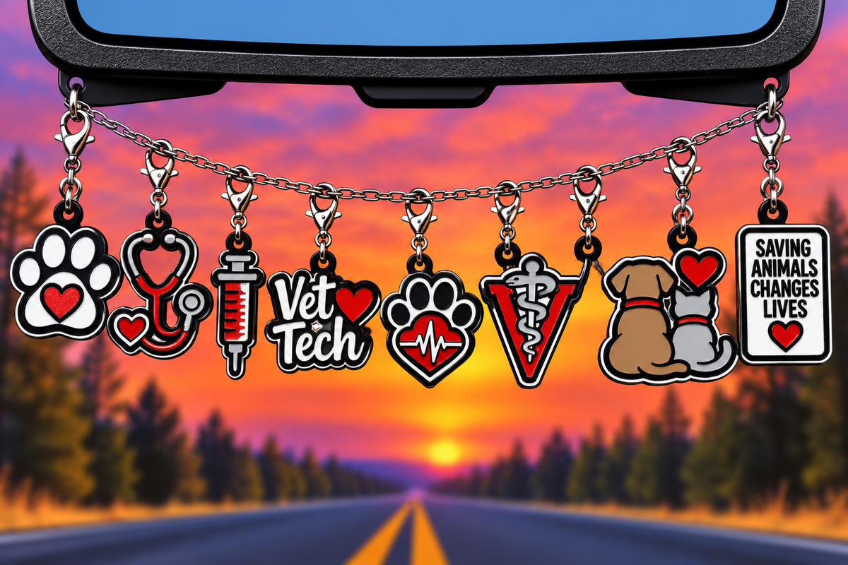 Vet Tech Freshie Charm Set | 8 Mini Scented Freshies | Finished & Scented Freshie Charm Set (Copy)