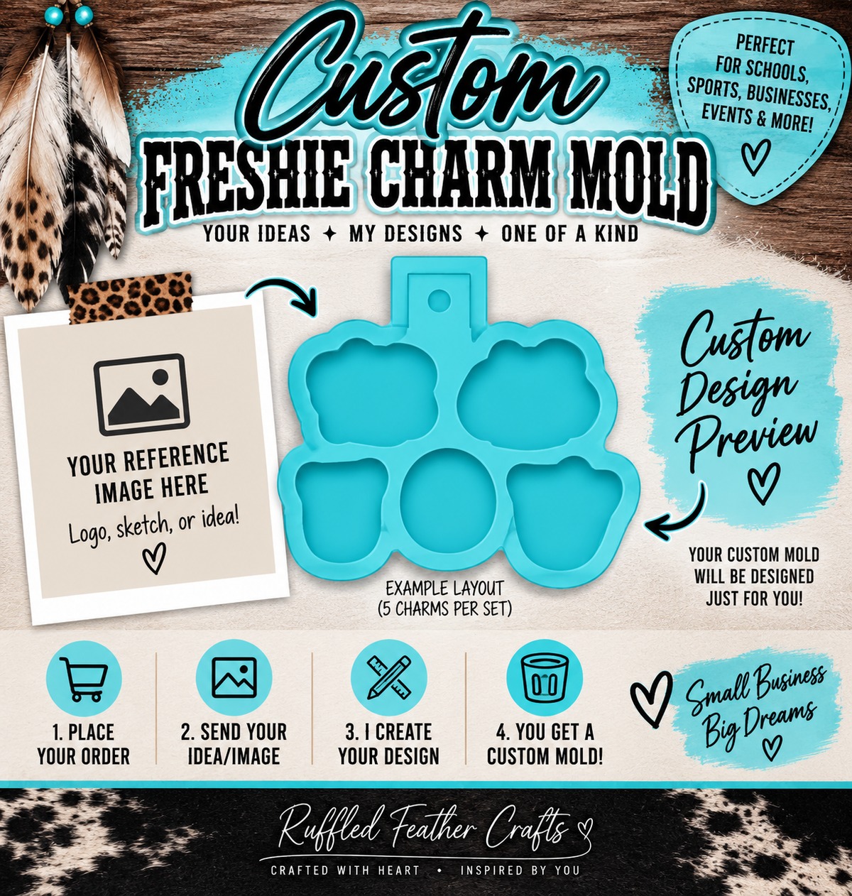 Custom Freshie Charm Mold