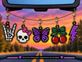 Rockabilly Girly Freshie Charms