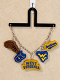 West Virginia Mountaineers Freshie Charm Set | Finished & Scented Freshie Charm Set