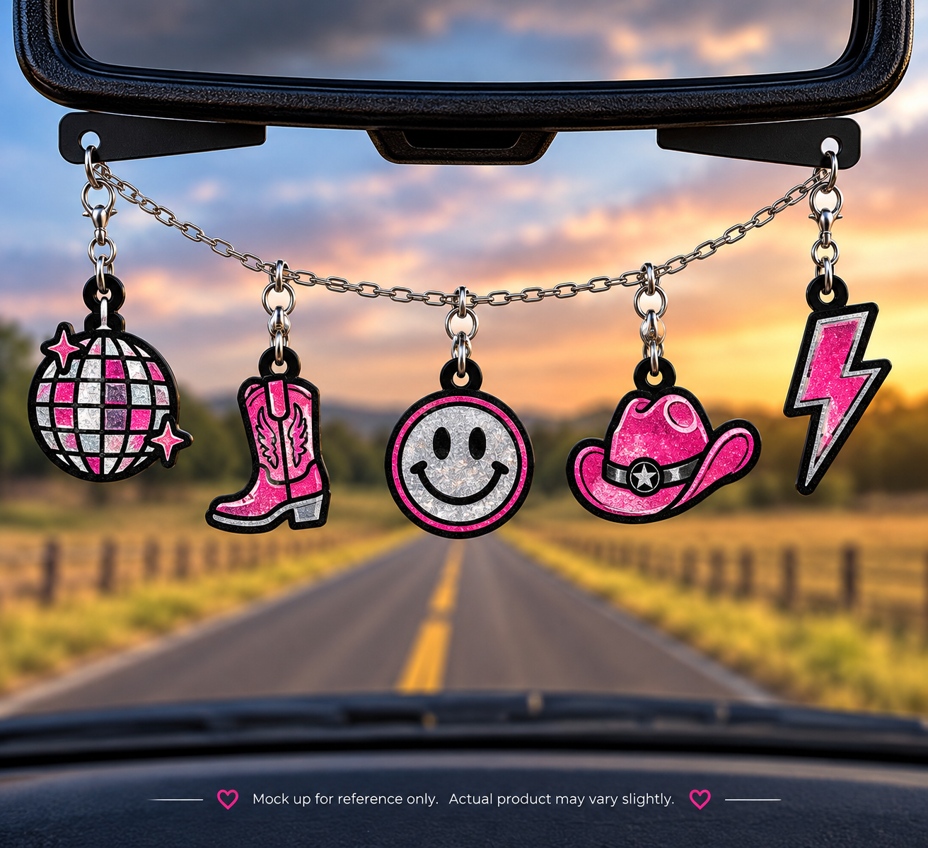 Western Disco Freshie Charm Set | Mini Scented Car Freshies