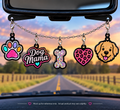 Dog Mama Freshie Charm Set | Mini Scented Car Freshies