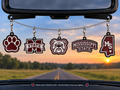 Mississippi State Freshie Charm Set | 5 Mini Scented Car Freshies