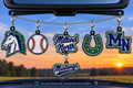 Millard North Mustangs Freshie Charm Set | 6 Mini Scented Car Freshies
