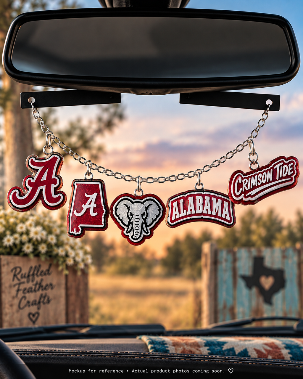 Alabama Crimson Tide Freshie Charm Set