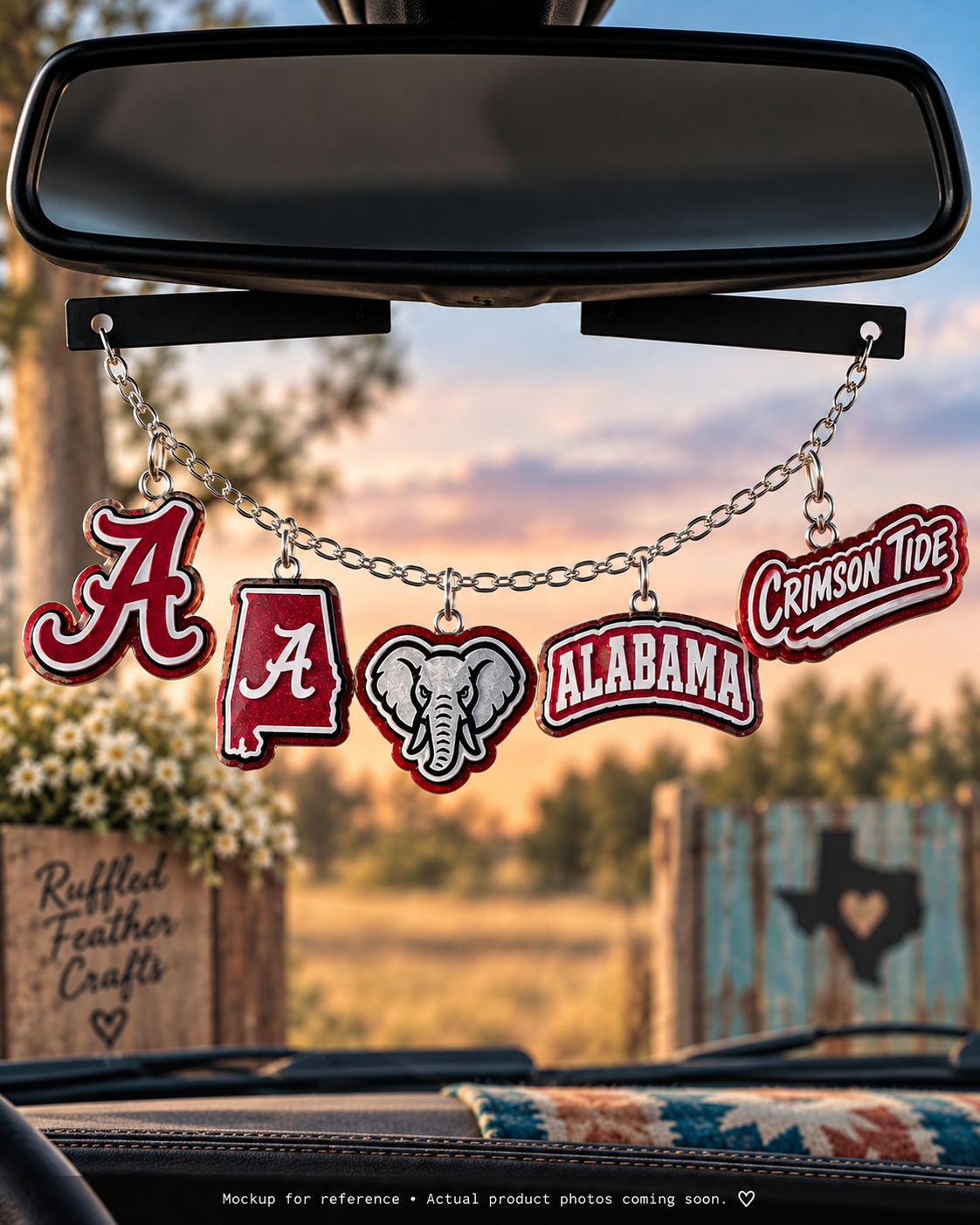 Alabama Crimson Tide Freshie Charm Set