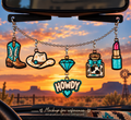 Howdy Cowgirl Freshie Charm Set | Mini Scented Car Freshies