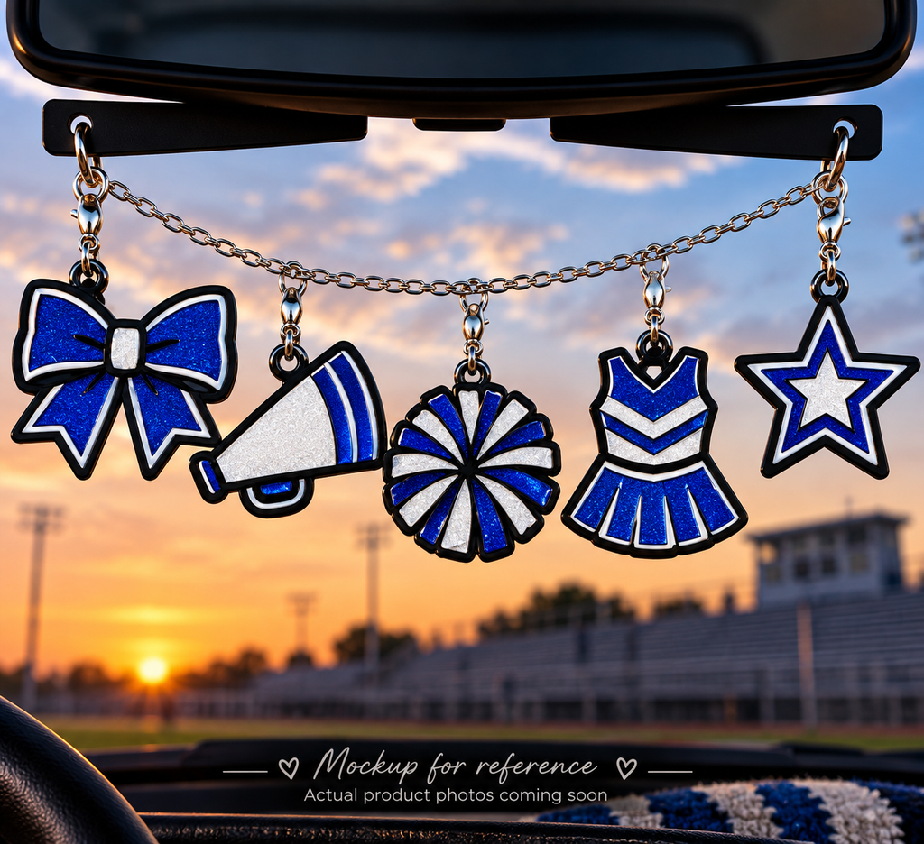Cheer Freshie Charm Set | Mini Scented Car Freshies