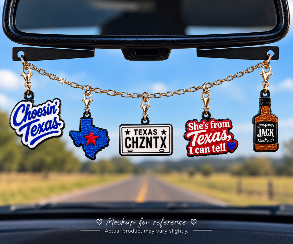 Choosin' Texas Freshie Charm Set | Mini Scented Car Freshies