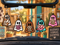 Ghosts Freshie Charm Set | 5 Mini Scented Car Freshies