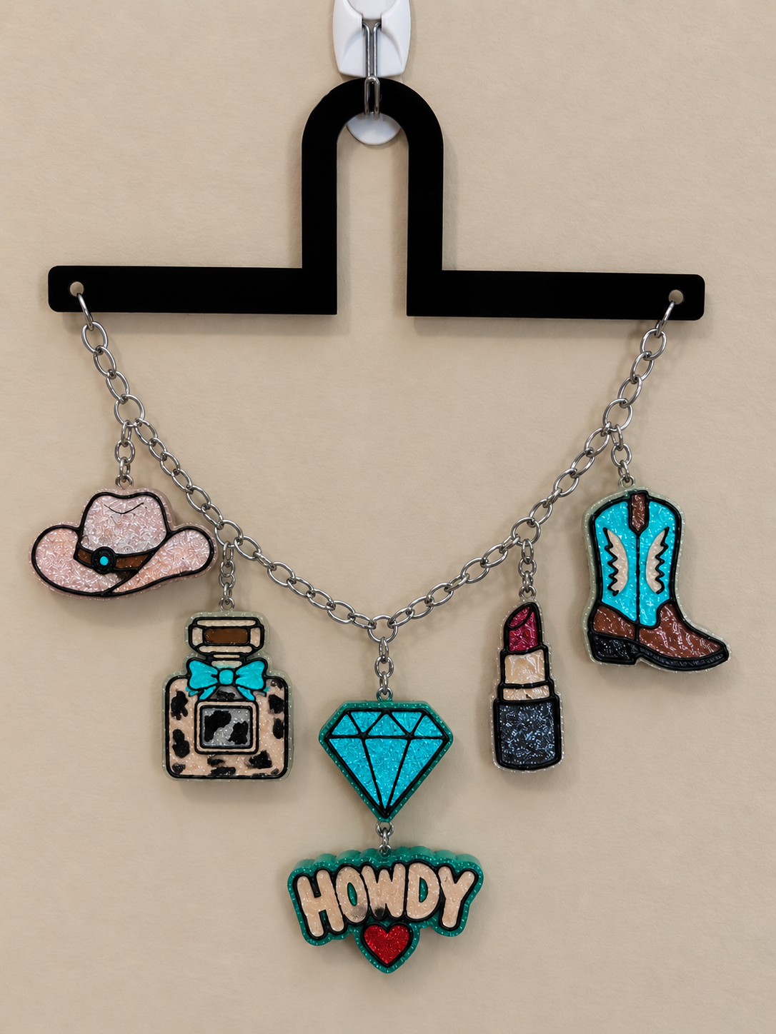 Howdy Cowgirl Freshie Charm Set | Mini Scented Car Freshies | Finished & Scented Freshie Charm Set
