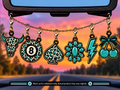 Western Leopard Freshie Charms