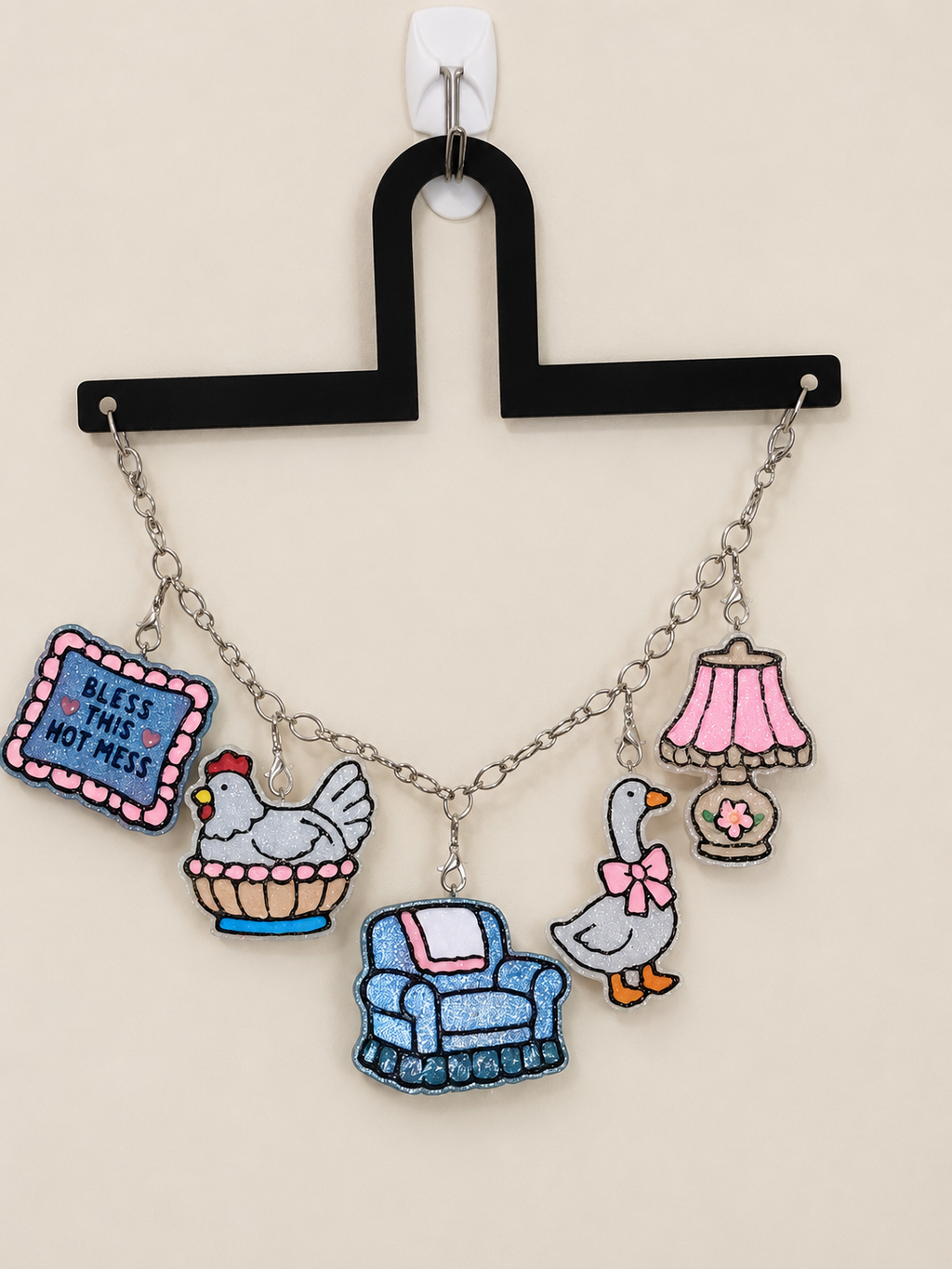 Bless This Hot Mess | Finished & Scented Freshie Charm Set