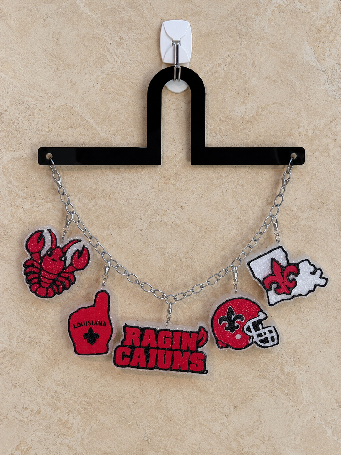 Ragin' Cajuns | Finished & Scented Freshie Charm Set