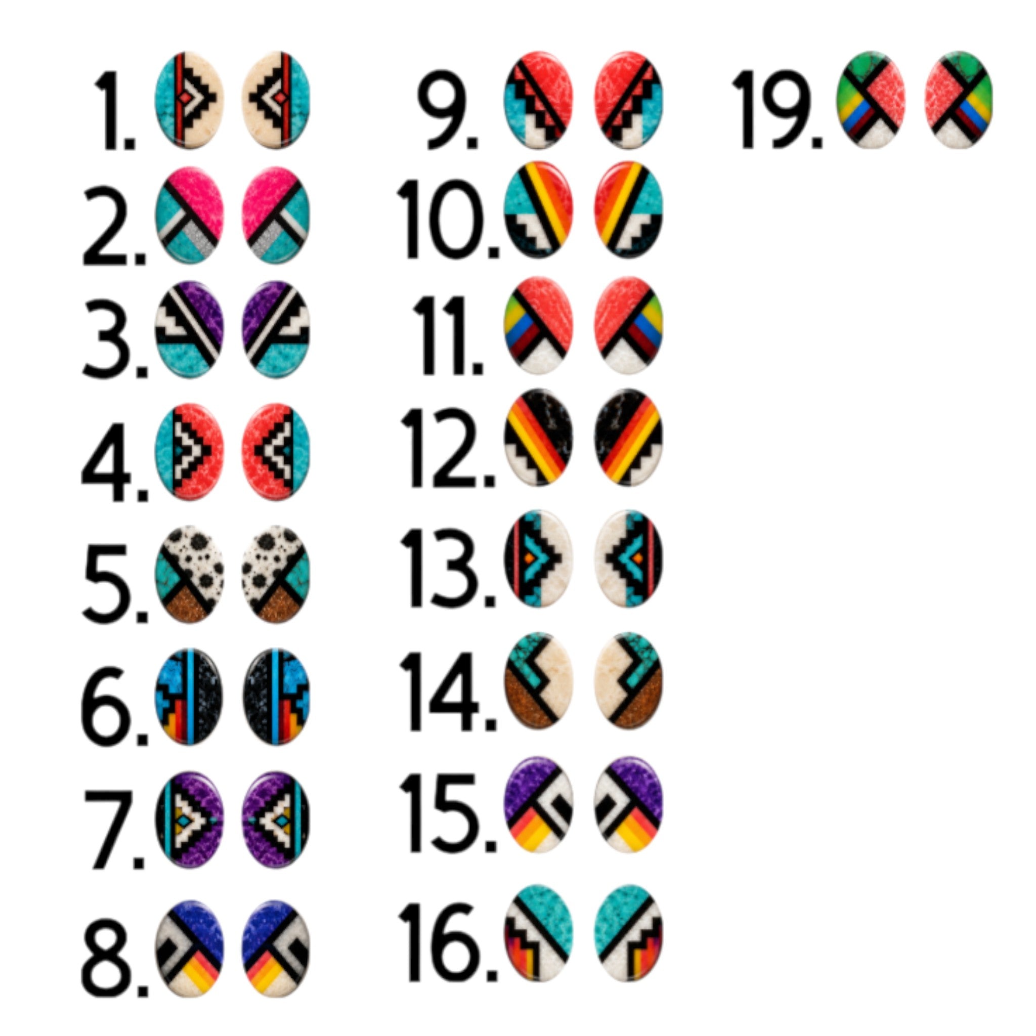 Mix & Match Printed Cabochons