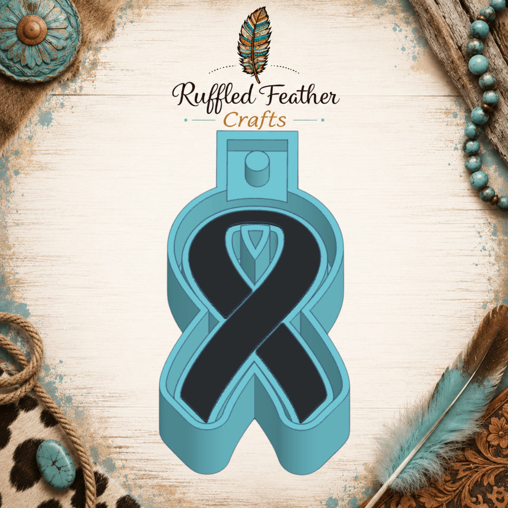 Awareness Ribbon Freshie Mold