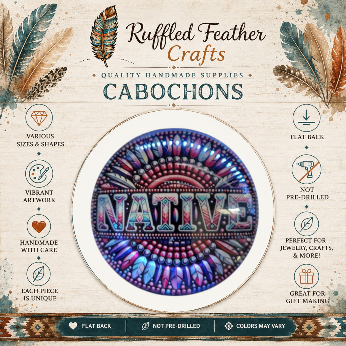 Native Round Cabochons