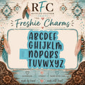 Monogram Alphabet A-Z Freshie Charm Mold Set | 26 Mini Designs