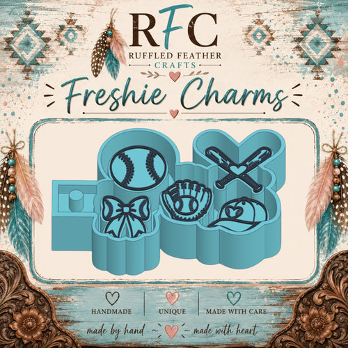 Baseball Freshie Charm Mold Set | 5 Mini Designs