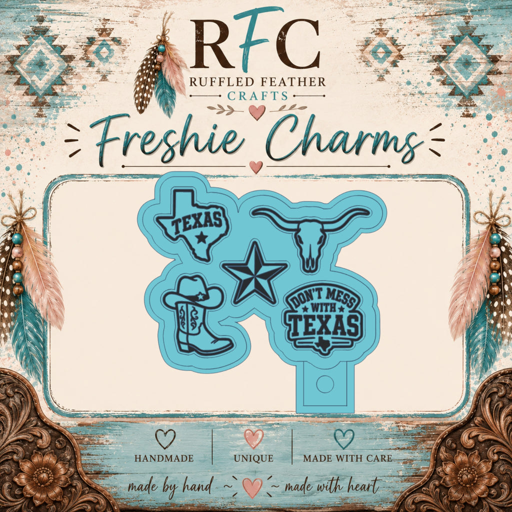 Texas Western Freshie Charm Mold Set | 5 Mini Designs