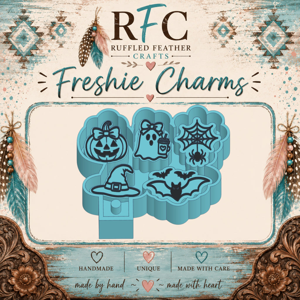 Halloween Freshie Charm Mold Set | 5 Mini Designs