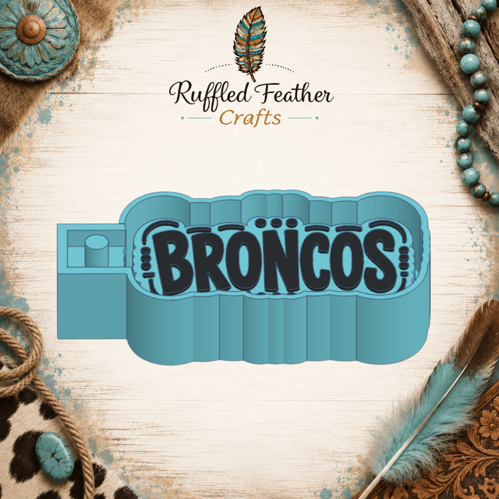 Broncos Full Size Freshie Mold