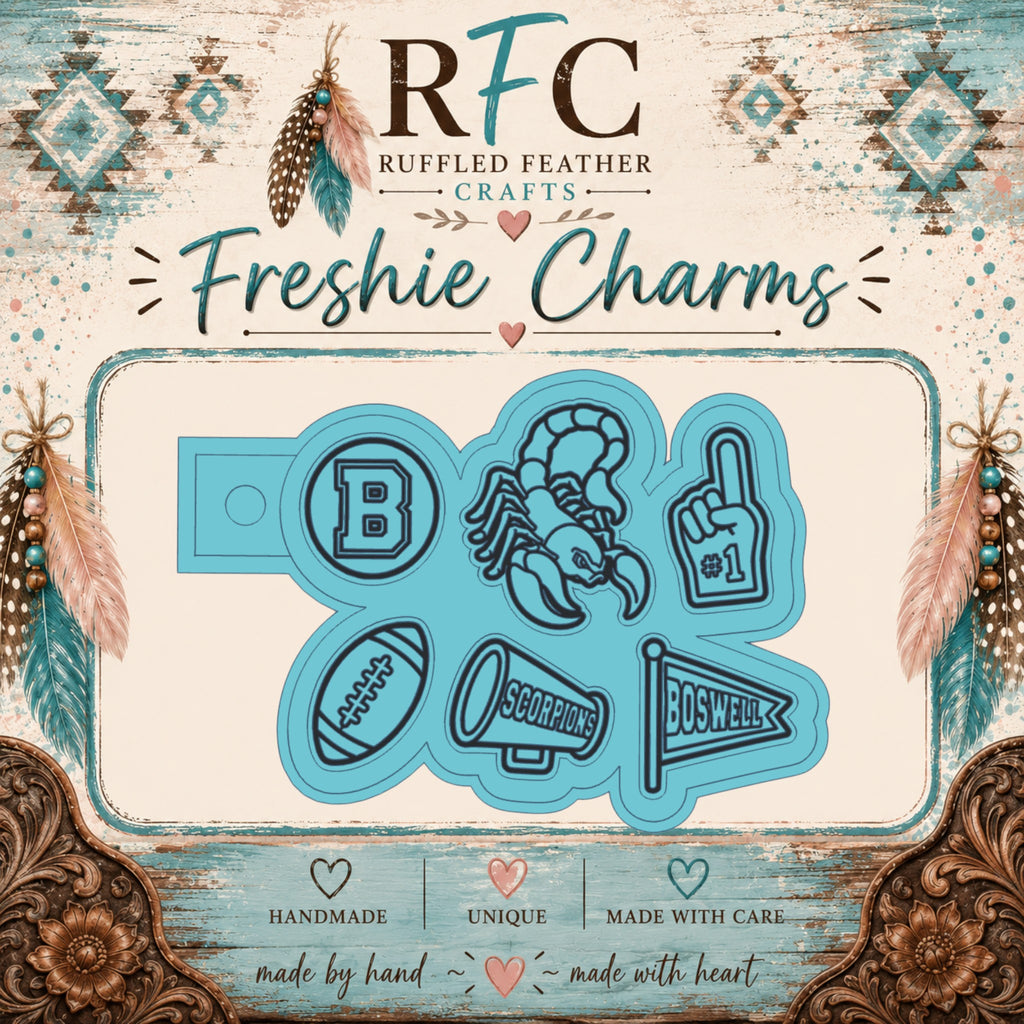 Boswell Scorpions School Spirit Freshie Charm Mold Set