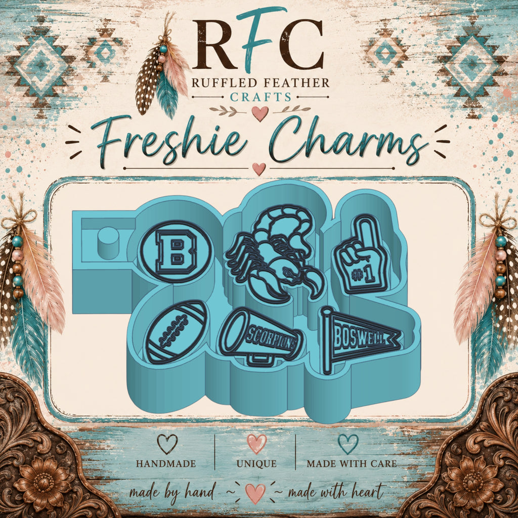 Boswell Scorpions School Spirit Freshie Charm Mold Set