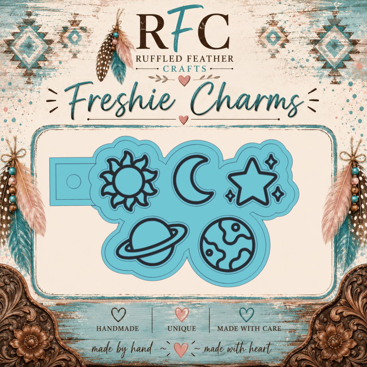 Celestial Space Freshie Charm Mold Set