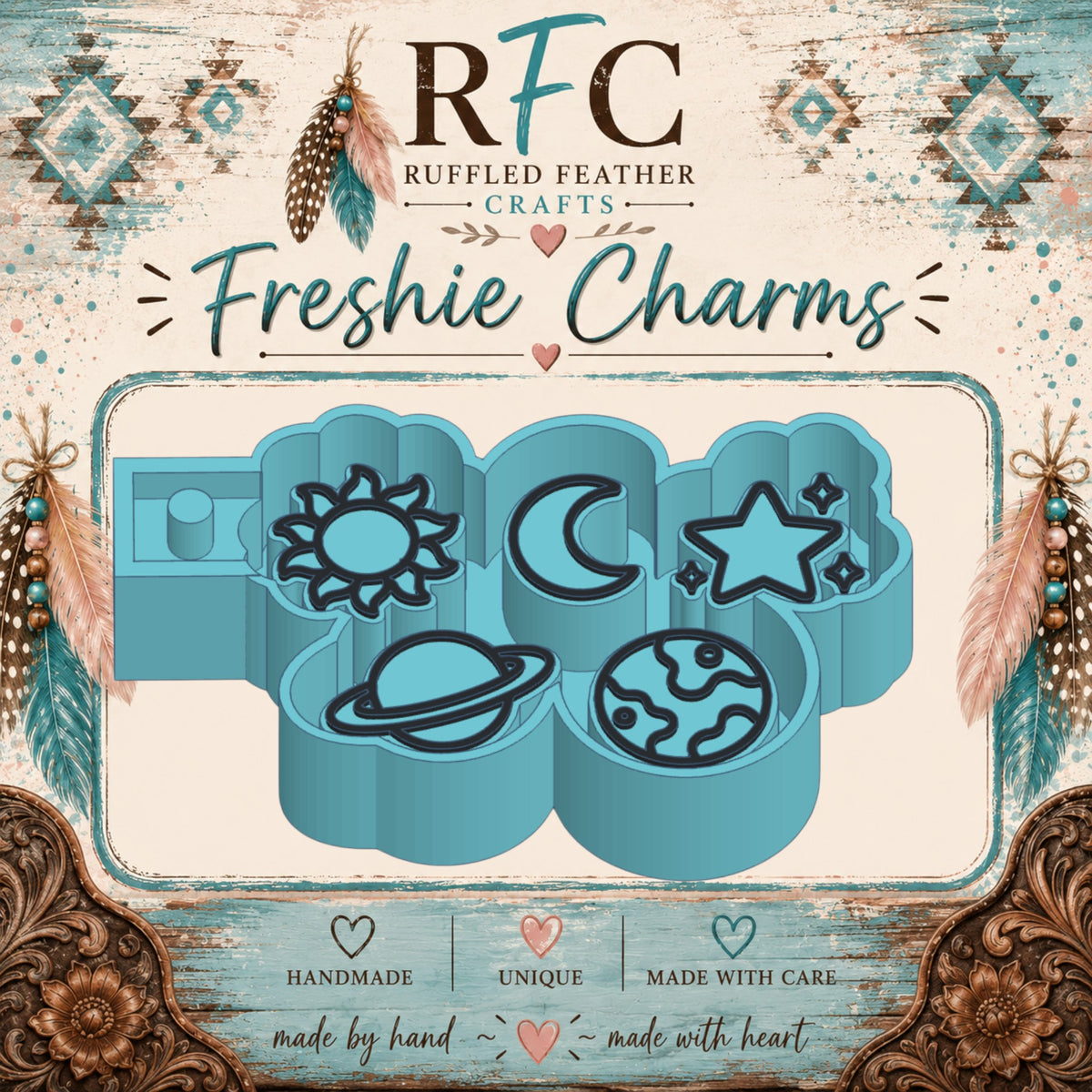 Celestial Space Freshie Charm Mold Set