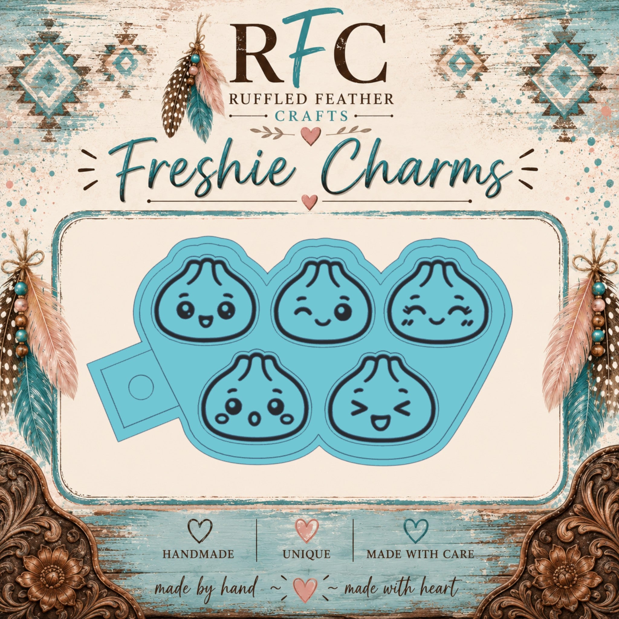 Cute Dumplings Freshie Charm Mold Set