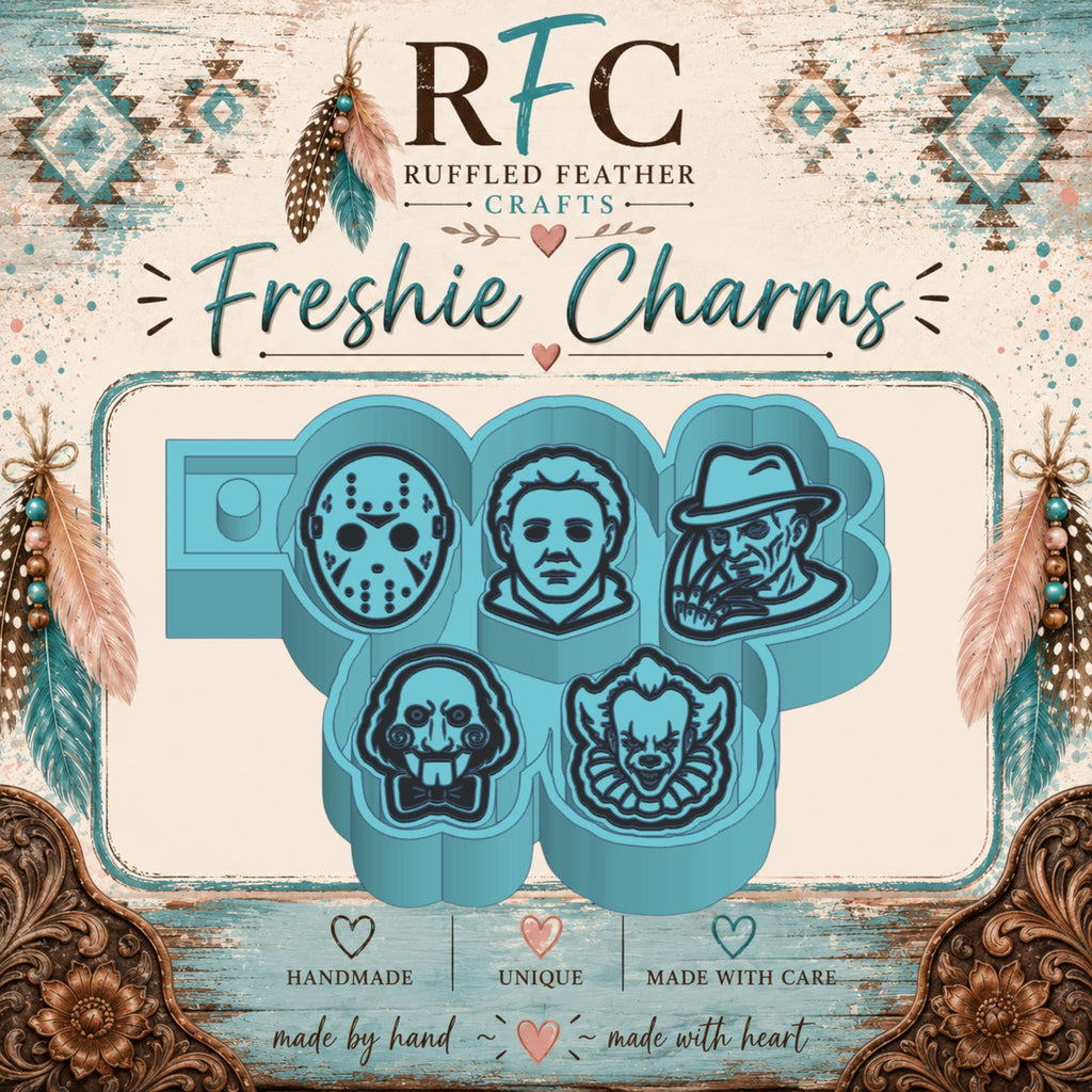 Horror Icons Freshie Charm Mold Set