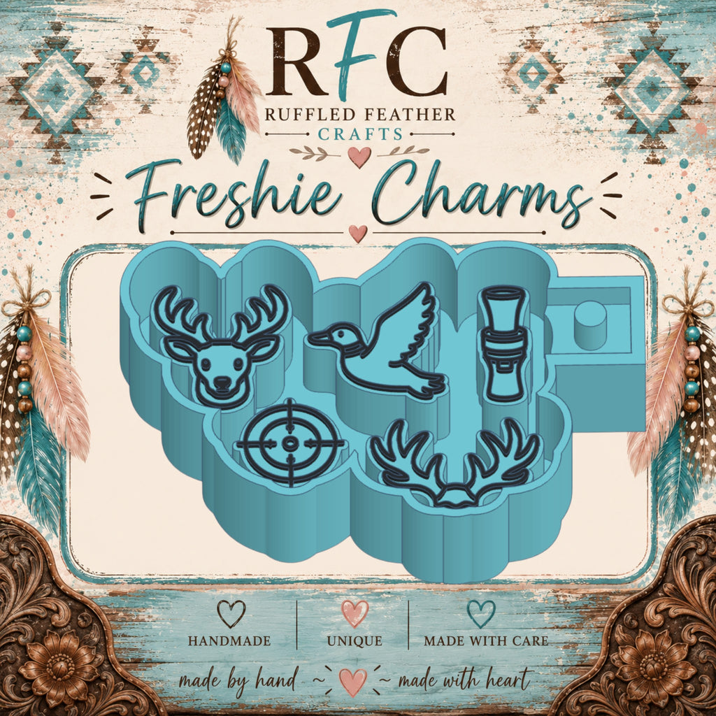 Hunting Season Freshie Charm Mold Set