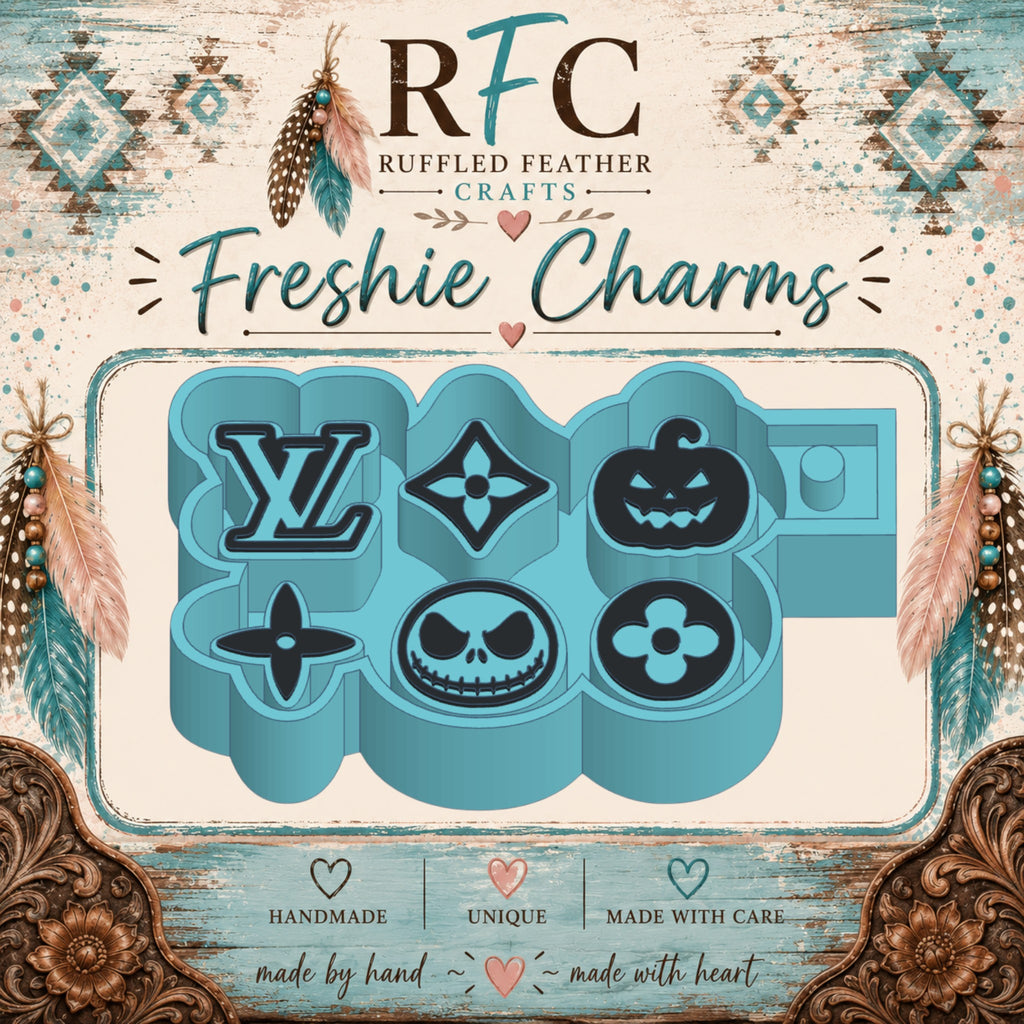Designer Spooky Freshie Charm Mold Set