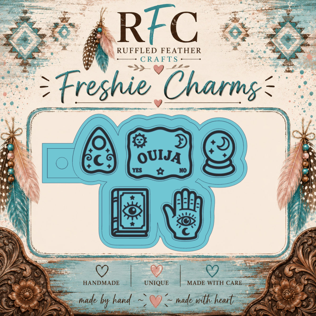 Mystic Ouija Freshie Charm Set | Mini Scented Car Freshies