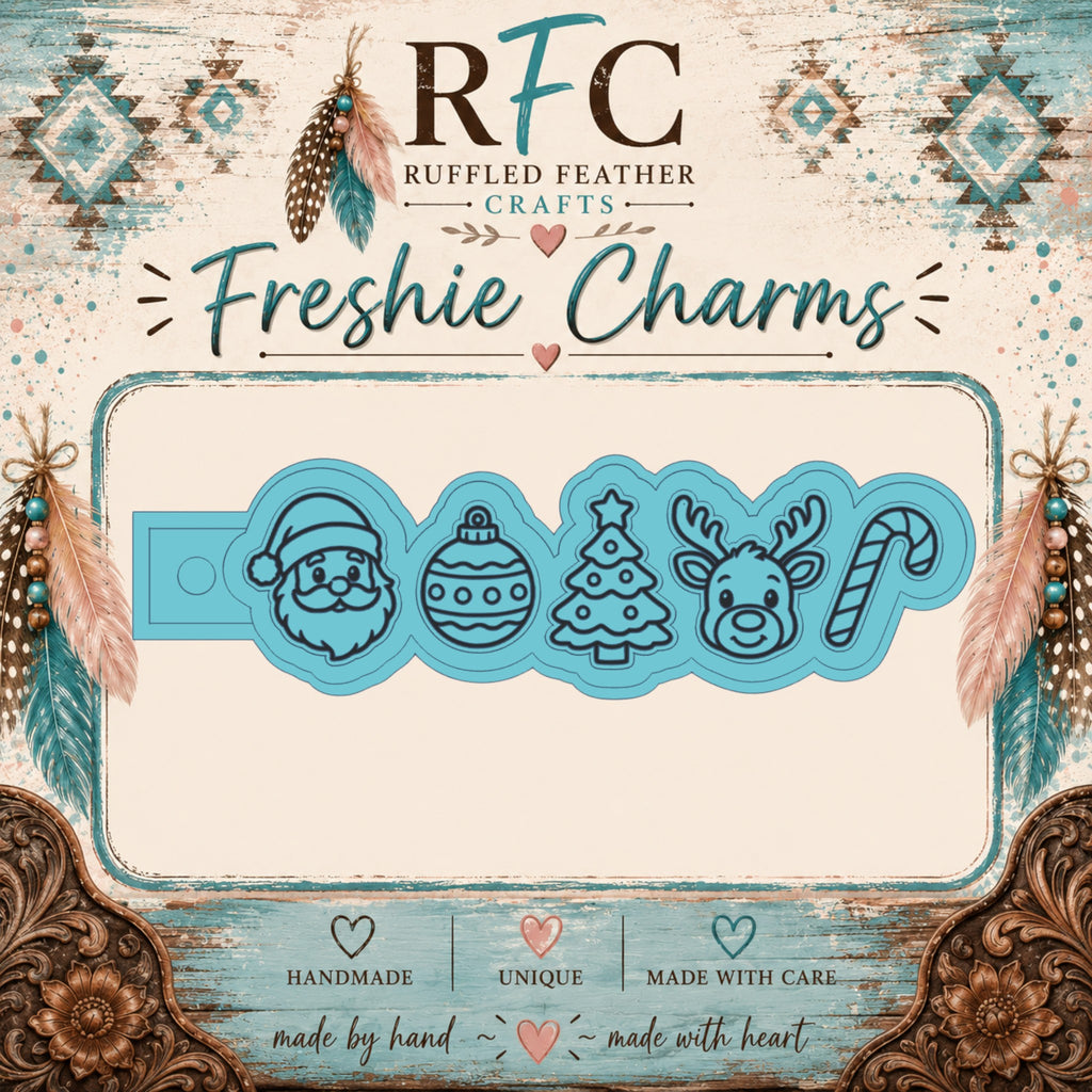 Classic Christmas Freshie Charm Mold Set